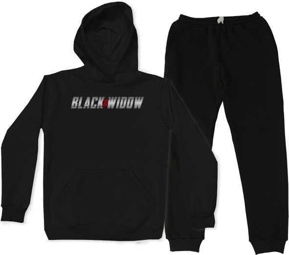 Black Widow / Чёрная вдова - Костюм спортивный Детский - Черная Вдова / Black Widow - Mfest