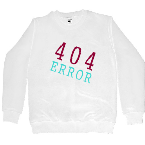 Интернет приколы - Свитшот Премиум Мужской - error 404 - Mfest