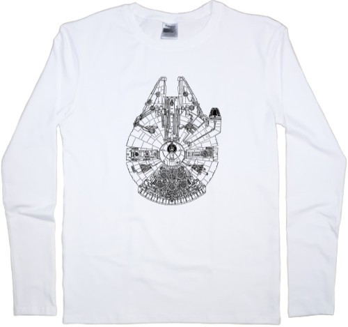 Star Wars - Men's Longsleeve Shirt - Космический корабль - Mfest