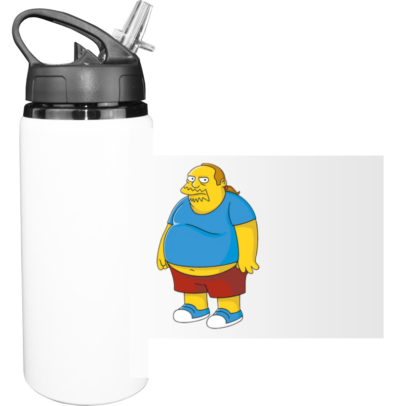 Simpson - Sport Water Bottle - Продавец комиксов - Mfest