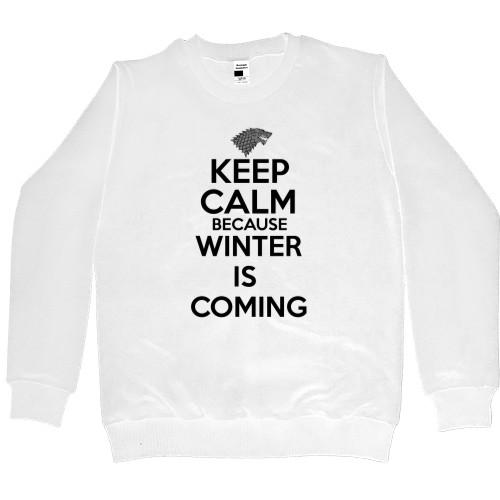 Keep calm winter is coming