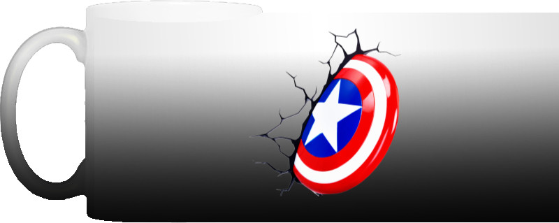 Captain America - Чашка Хамелеон - Captain America 17 - Mfest