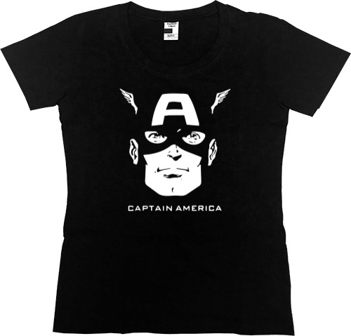 Captain America - Women's Premium T-Shirt - Captain America 15 - Mfest