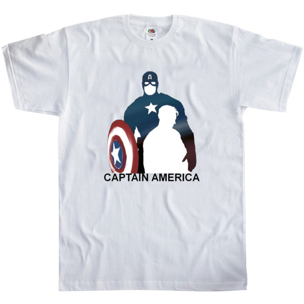 Captain America - Футболка Классика Детская Fruit of the loom - Captain America 9 - Mfest
