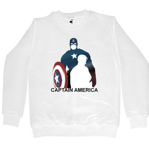 Captain America - Свитшот Премиум Женский - Captain America 9 - Mfest