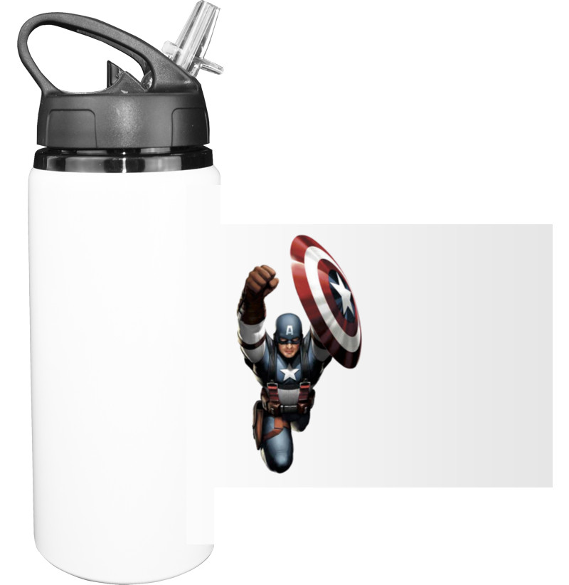 Captain America - Бутылка для воды - Captain America 8 - Mfest