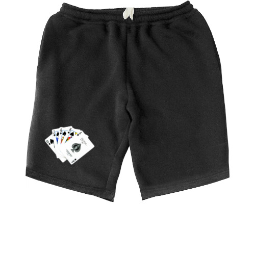 Покер - Kids' Shorts - Royal flush - Mfest