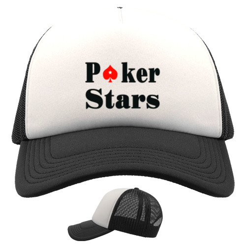 Покер - Кепка Тракер Детская - Poker stars - Mfest