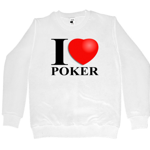 Покер - Kids' Premium Sweatshirt - I love poker - Mfest
