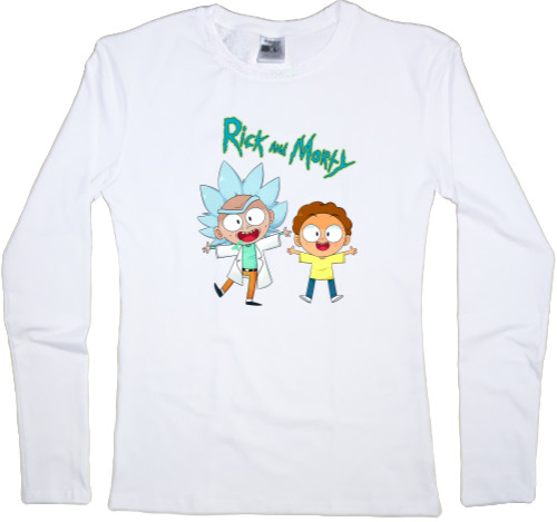Рик и Морти - Women's Longsleeve Shirt - Rick and Morty 4 - Mfest
