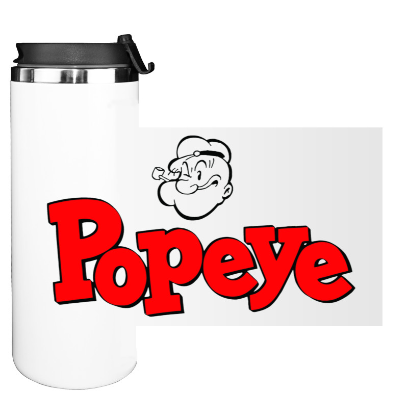 Моряк Попай - Water Bottle on Tumbler - Popeye 9 - Mfest