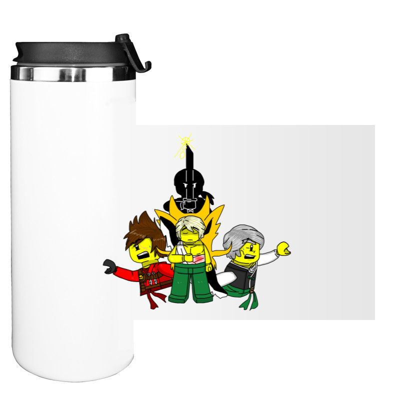 Лего - Water Bottle on Tumbler - Lego Ninjago - Mfest