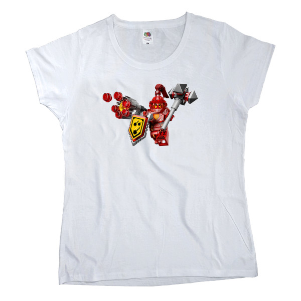 Лего - Women's T-shirt Fruit of the loom - Lego nexo knights macy - Mfest