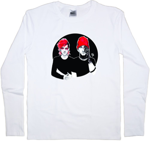 Twenty one Pilots - Men's Longsleeve Shirt - Twenty One Pilots Tyler_Josh - Mfest