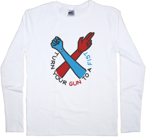 Twenty one Pilots - Kids' Longsleeve Shirt - Twenty One Pilots Turn Your Gun Into A Fist - Mfest