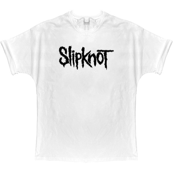 Slipknot - Футболка Оверсайз - Slipknot logo - Mfest
