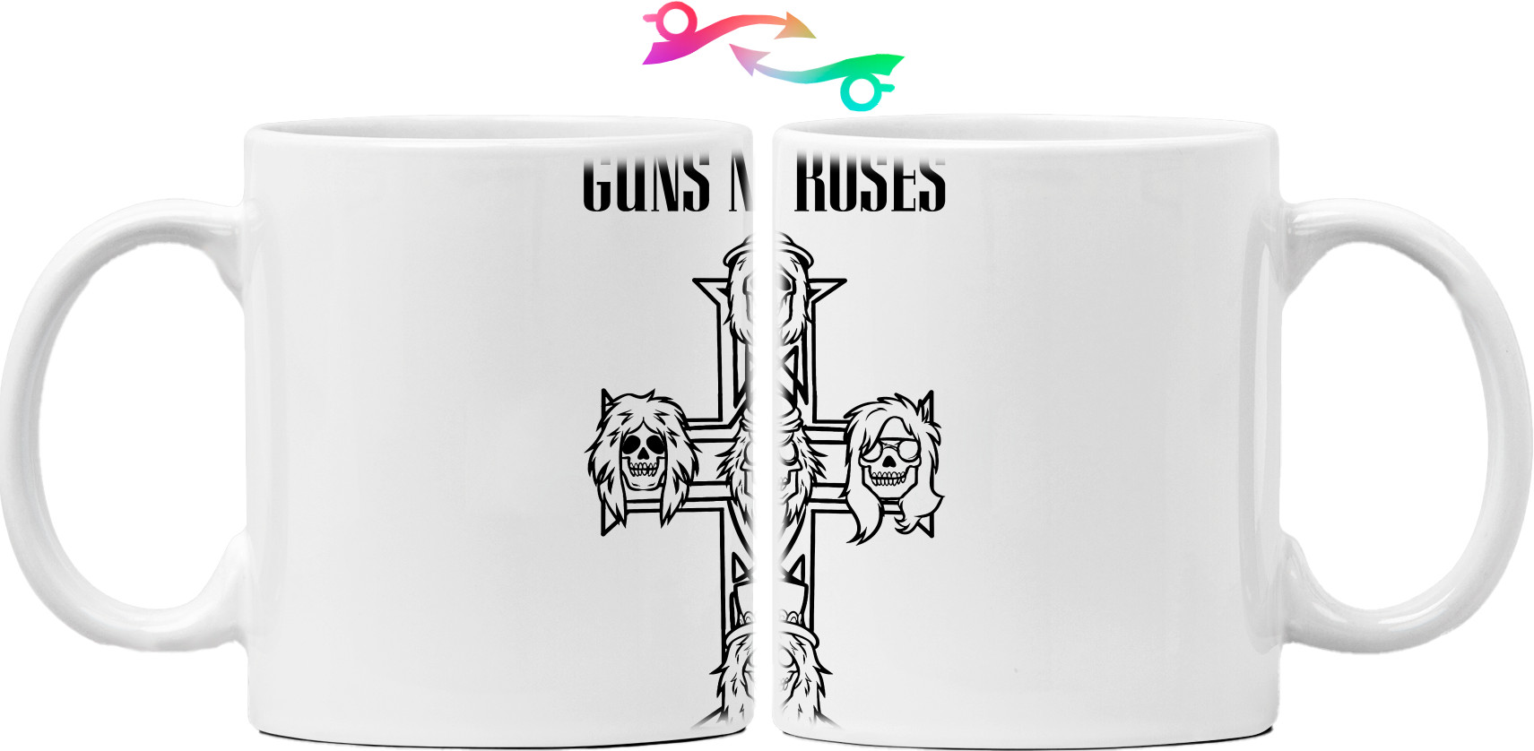 Guns n Roses - Mug - Guns n roses крест - Mfest
