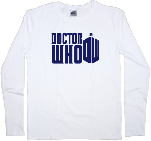 Doctor Who - Футболка з Довгим Рукавом Чоловіча - Doctor Who Logo 2013 - Mfest
