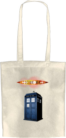 Doctor Who Logo + Tardis