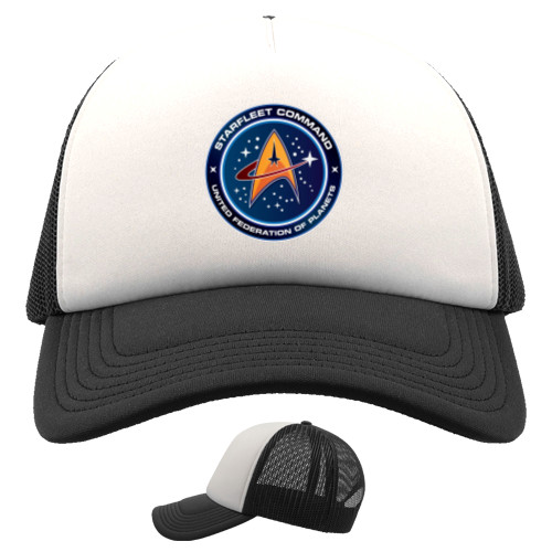 Star Trek - Trucker Cap - Star Trek StarFleet Command Badge - Mfest