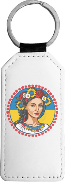 Українська дівчина у вінку