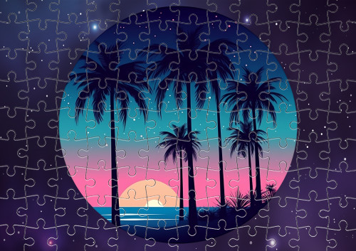 Palm Beach  Starry Night