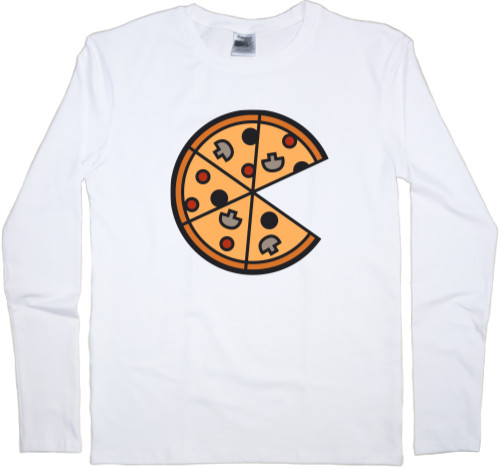 Парные - Men's Longsleeve Shirt - Пицца Он - Mfest