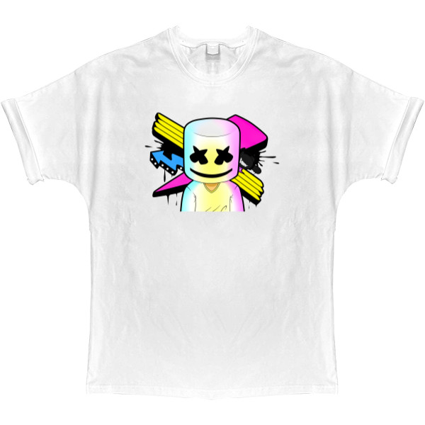 Marshmello - T-shirt Oversize - Marshmello 23 - Mfest
