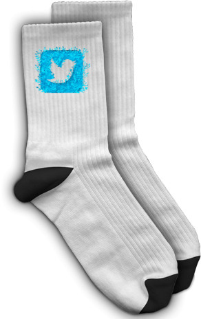 Twitter - Socks - Twitter art - Mfest