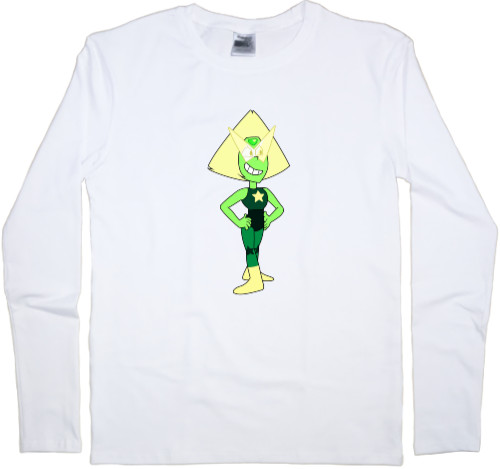 Steven Universe / Вселенная Стивена - Men's Longsleeve Shirt - Peridot - Mfest