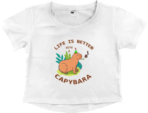 With capibara life is more beautiful