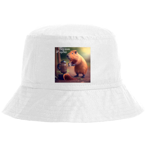 Capybara - Bucket Hat - I'm boring without cavi - Mfest