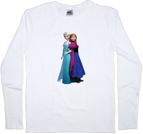 Холодное сердце - Kids' Longsleeve Shirt - Elsa and Anna - Mfest