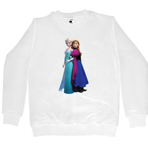 Холодное сердце - Women's Premium Sweatshirt - Elsa and Anna - Mfest