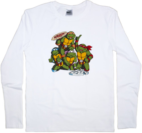 Черепашки ниндзя - Men's Longsleeve Shirt - Teenage Mutant Ninja Turtles 5 - Mfest