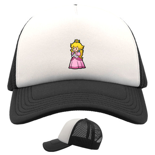 Mario - Кепка Тракер Детская - Принцесса Персик - Mfest
