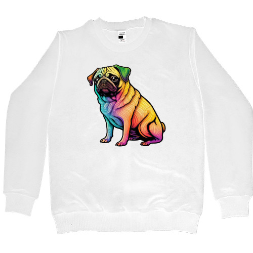 rainbow pug