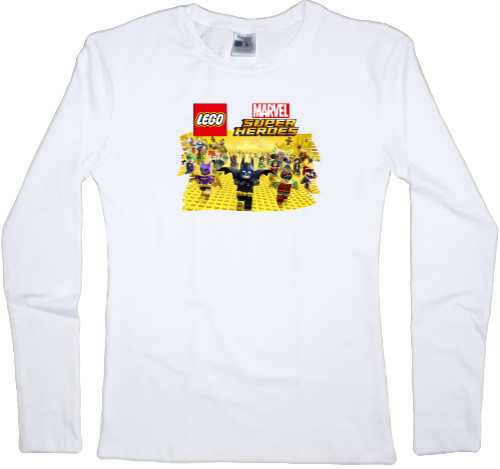Лего - Футболка з Довгим Рукавом Жіноча - Лего Марвел Super Heroes - Mfest