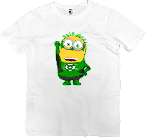 Миньоны - Kids' Premium T-Shirt - Green Lantern Minion - Mfest