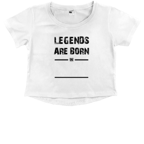 LEGEND ARE BORN IN