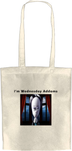 Семейка Аддамс - Tote Bag - I'm Wednesday Addams - Mfest