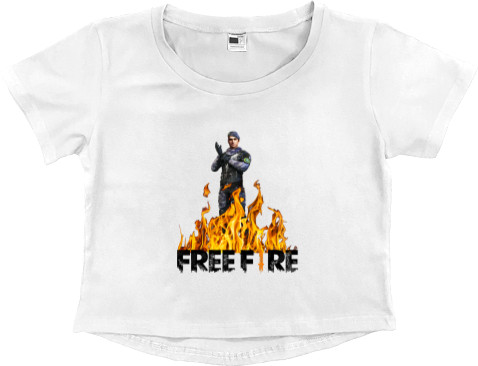 Garena Free Fire - Кроп - топ Преміум Жіночий - Garena Free Fire 3 - Mfest