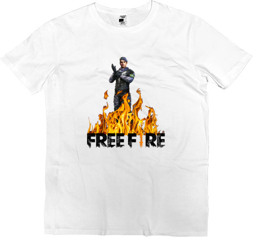 Garena Free Fire - Футболка Преміум Чоловіча - Garena Free Fire 3 - Mfest