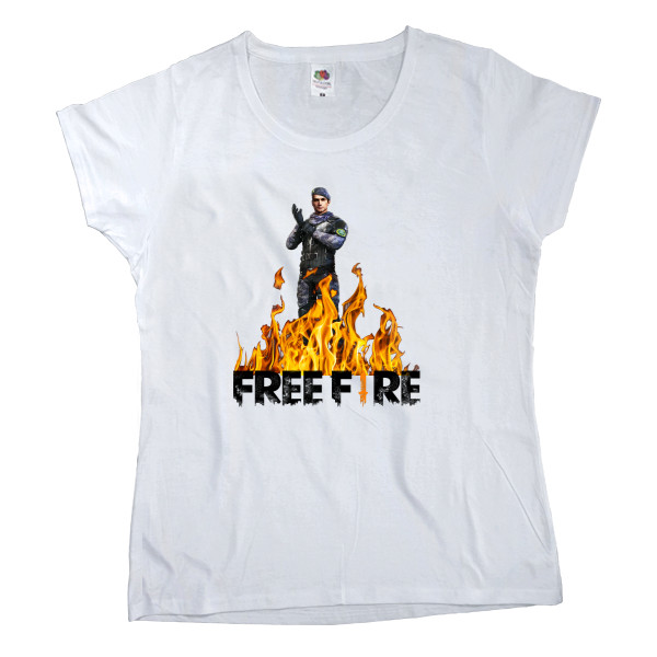 Garena Free Fire - Футболка Класика Жіноча Fruit of the loom - Garena Free Fire 3 - Mfest