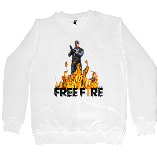 Garena Free Fire - Свитшот Премиум Мужской - Garena Free Fire 3 - Mfest