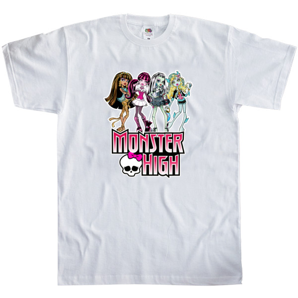 Monster High / Школа монстров - Футболка Классика Мужская Fruit of the loom - Monster High (4) - Mfest