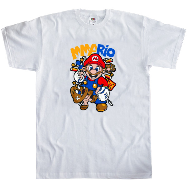 Mario - Men's T-Shirt Fruit of the loom - Mario 5 - Mfest