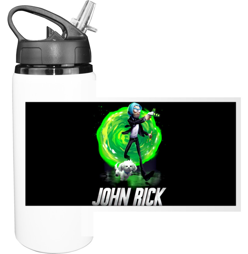 Рик и Морти - Sport Water Bottle - John Rick - Mfest