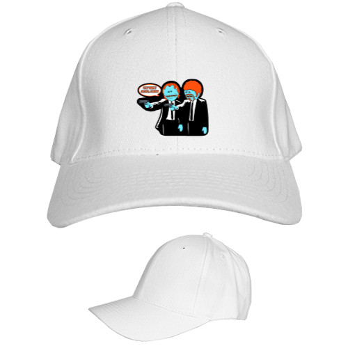 Рик и Морти - Kids' Baseball Cap 6-panel - Rick and Morty Mr Meeseeks Pulp Fiction - Mfest