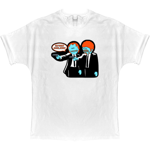 Rick and Morty Mr Meeseeks Pulp Fiction